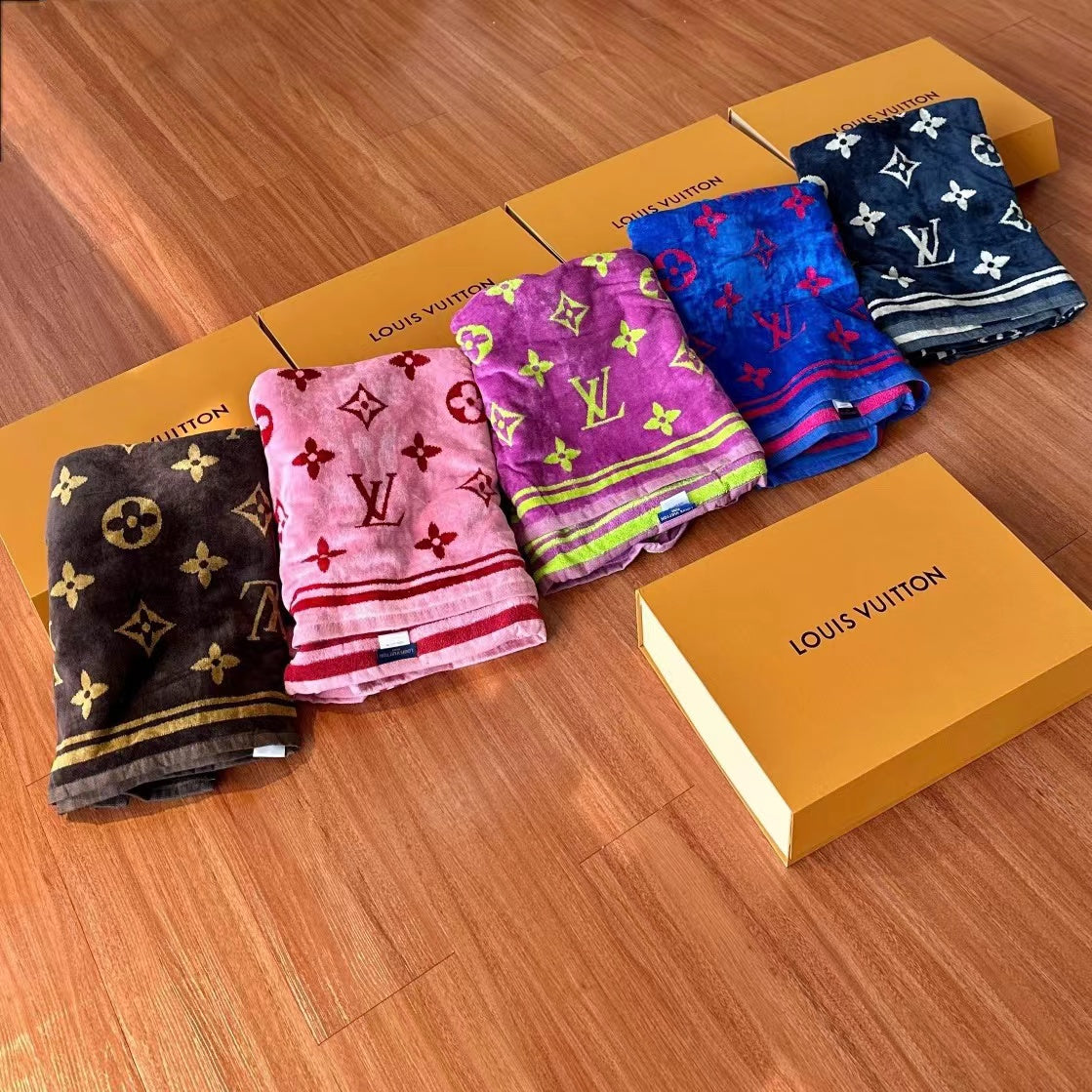 CUSTOM LV BEACH TOWEL 2.0