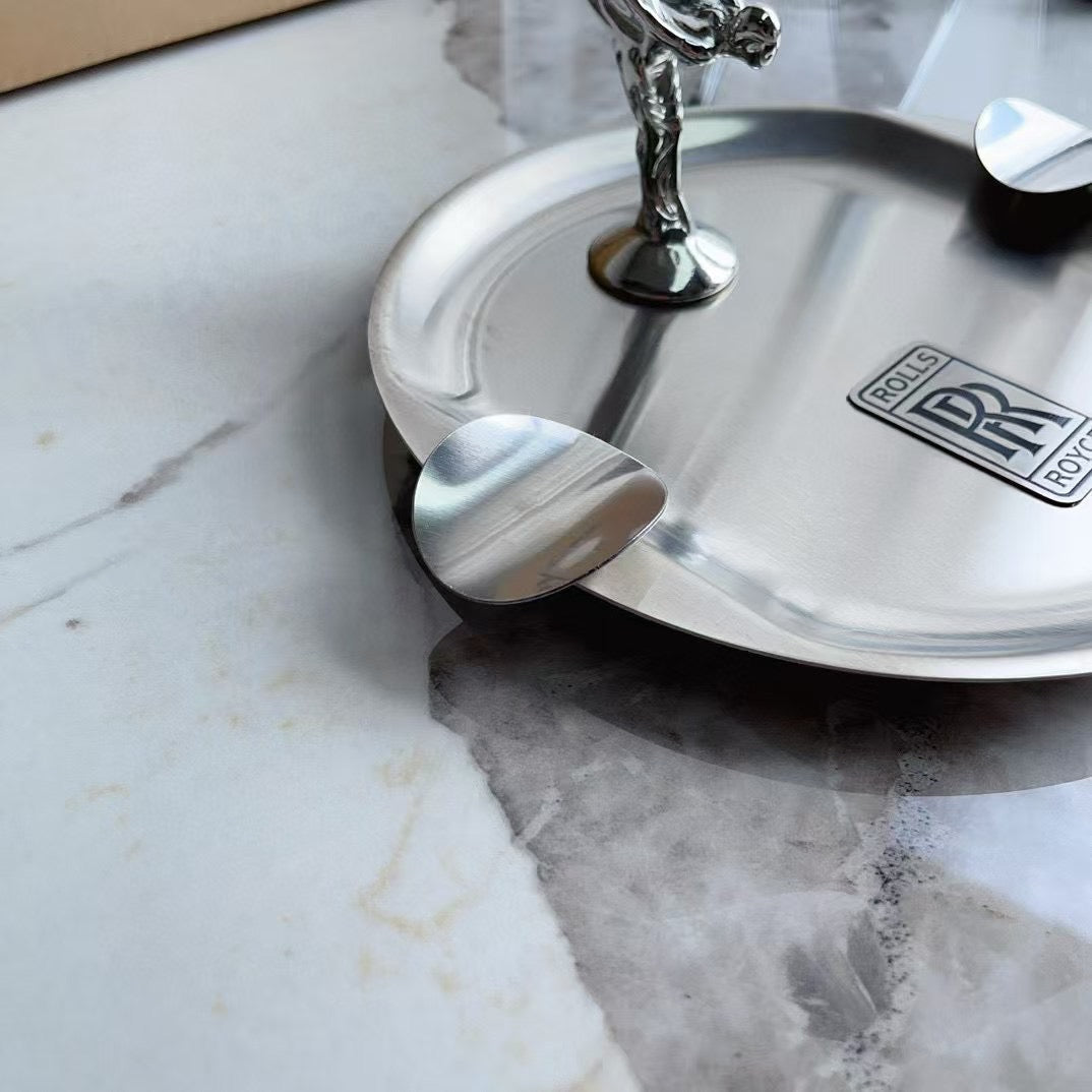 ROLLS ROYCE METAL ASHTRAY (ROUND)