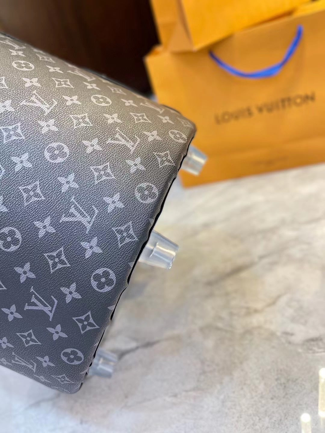 CUSTOM LV NIGO OTTOMAN STOOL