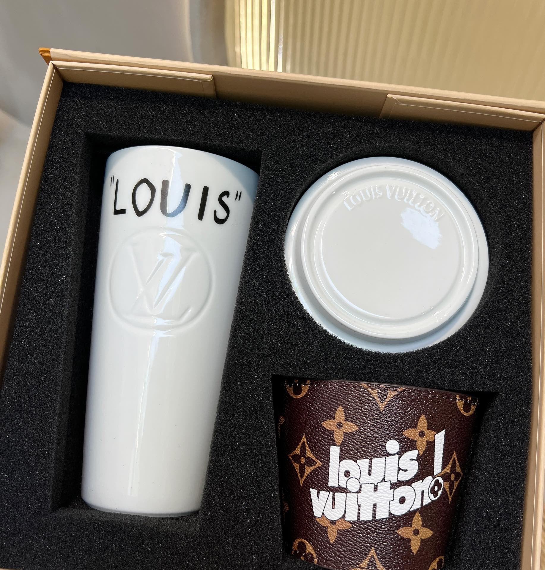 CUSTOM LOUIS COFFEE CUP