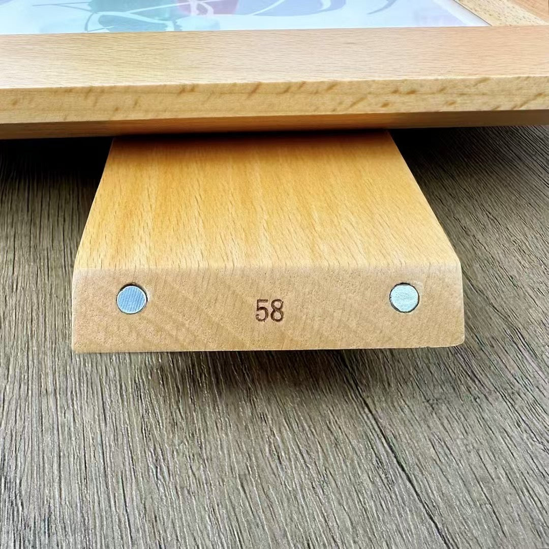 HERMES WOODEN PICTURE FRAME