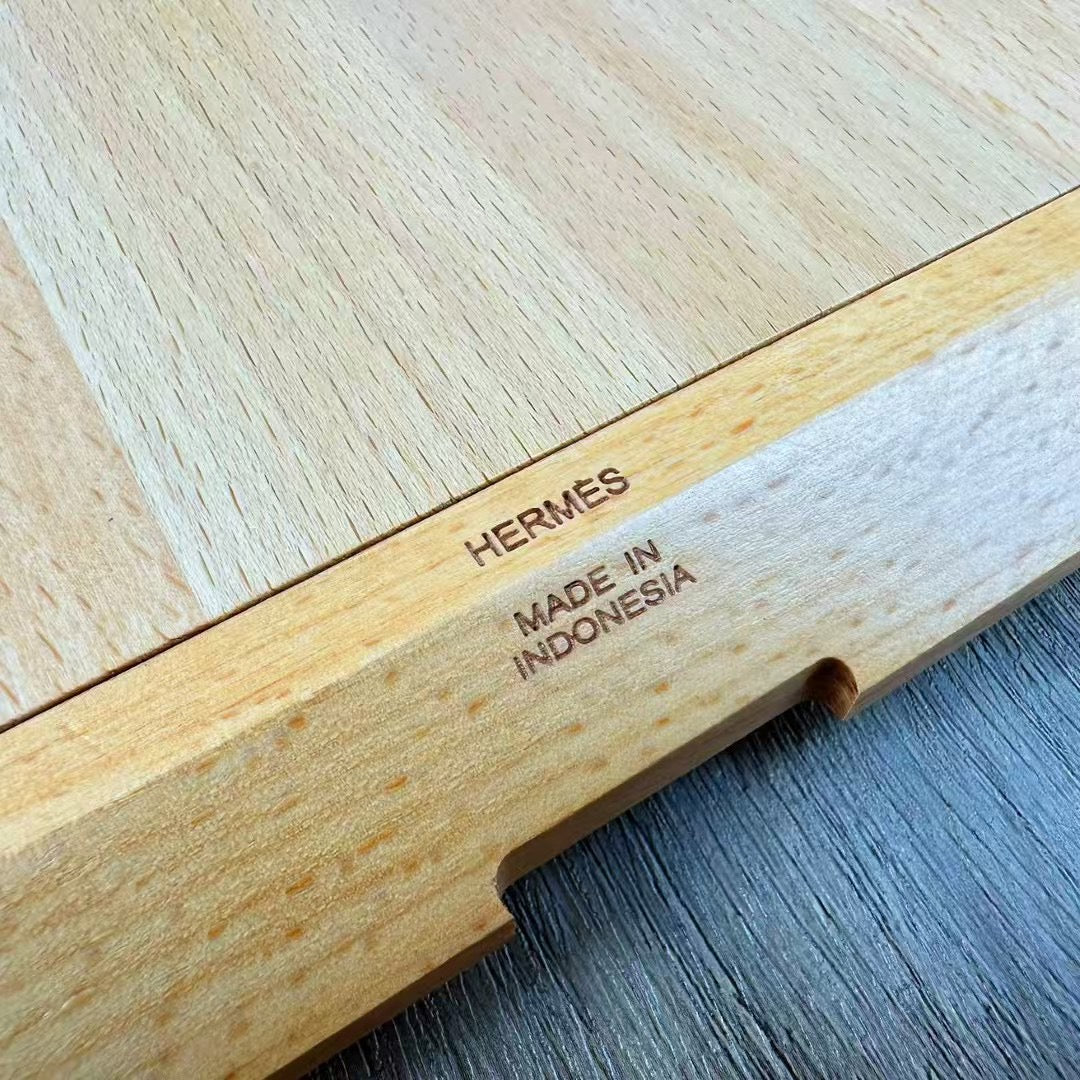 HERMES WOODEN PICTURE FRAME