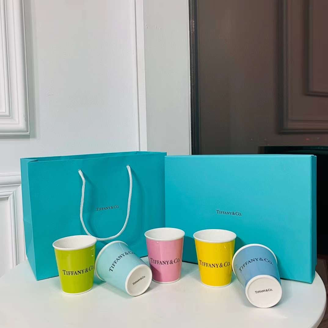 TIFFANY COFFEE CUP SET