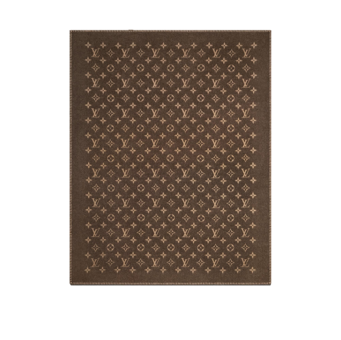 CUSTOM LV MONOGRAM THROW BLANKET