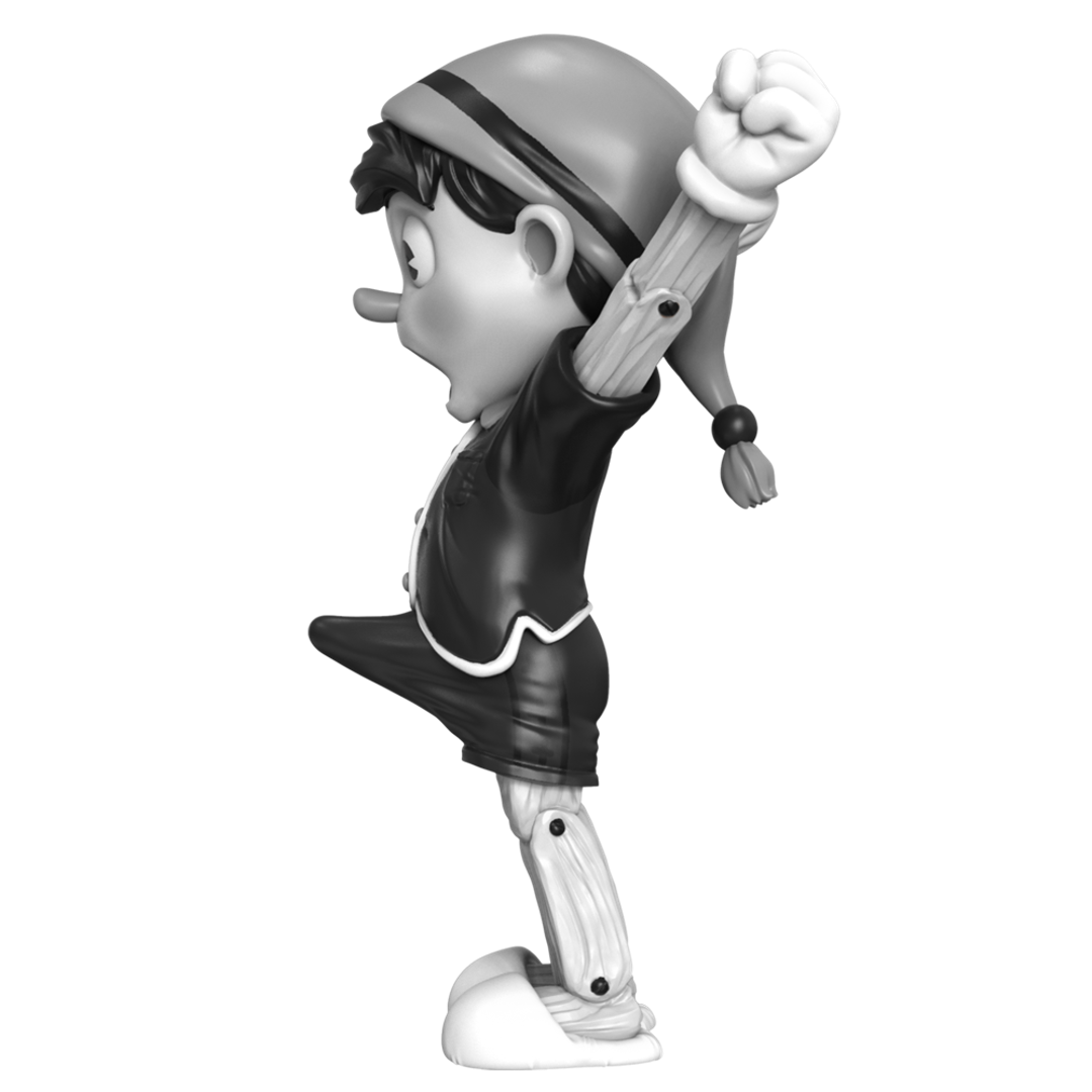 PINOCCHIO FIGURES MONOCHROME (A WOOD AWAKENING)