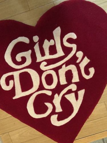 "GIRLS DON'T CRY" RUG