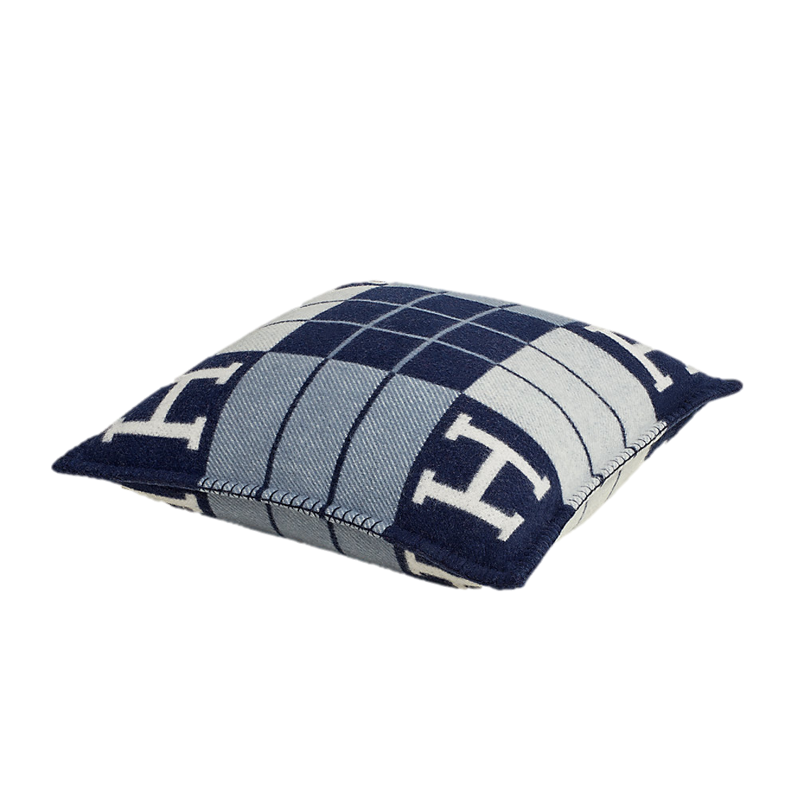 HERMES WOOL STRIPE THROW PILLOW