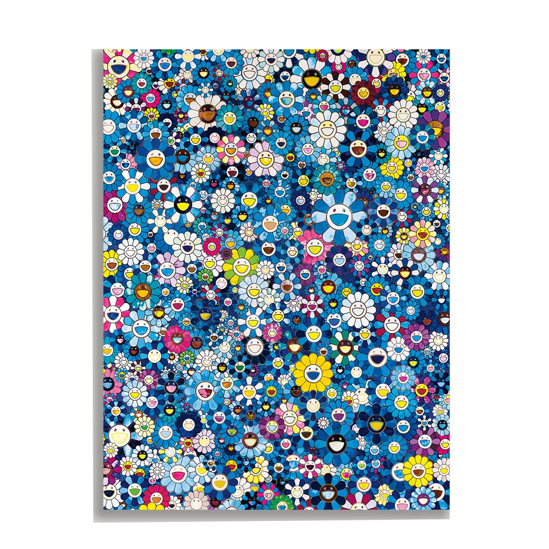 BLUE MURAKAMI CANVAS PRINT - THE PENTHOUSE THEORY MURAKAMI