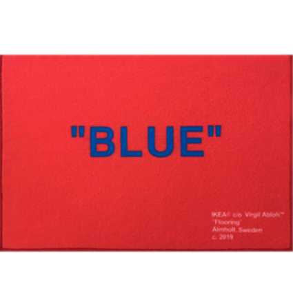 IKEA x VIRGIL ABLOH "BLUE" RUG - THE PENTHOUSE THEORY IKEA