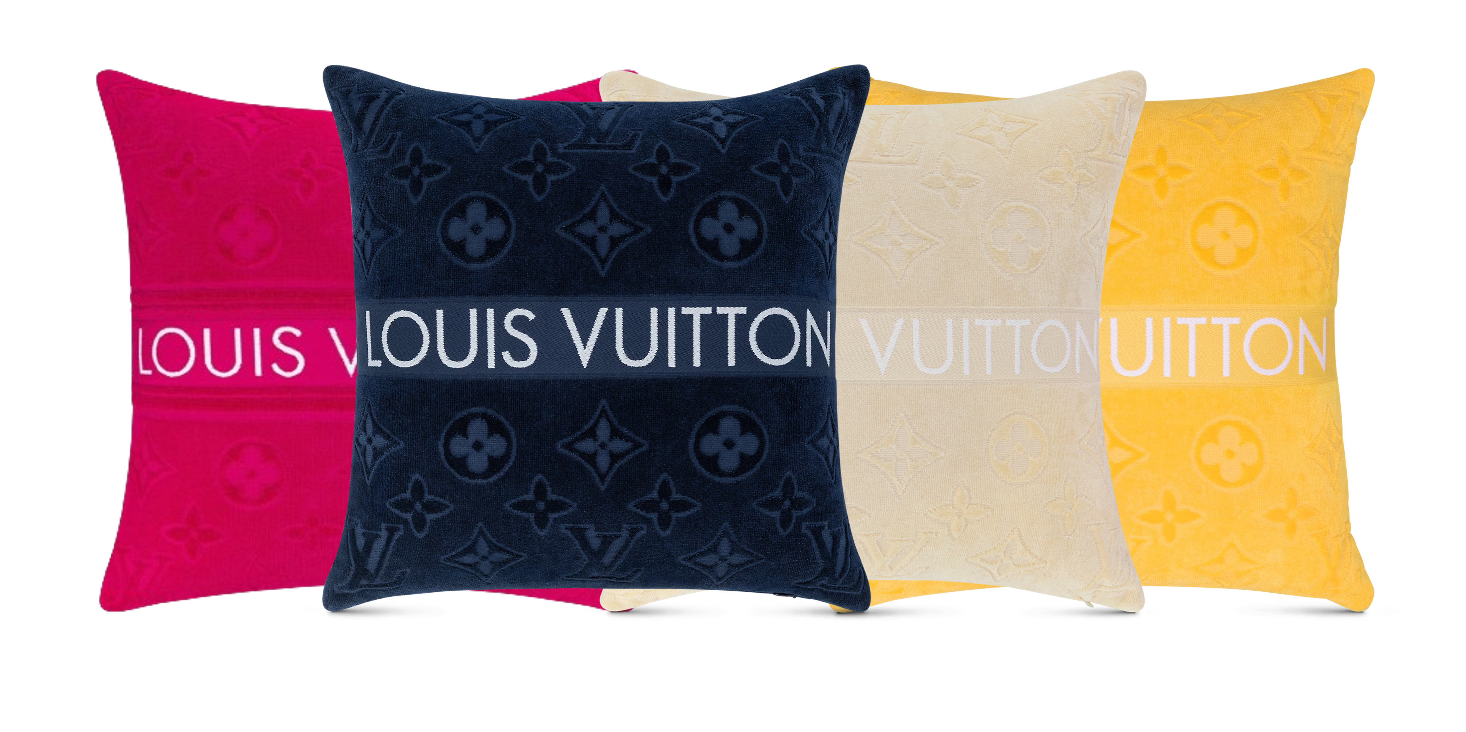 CUSTOM LV BEACH PILLOW