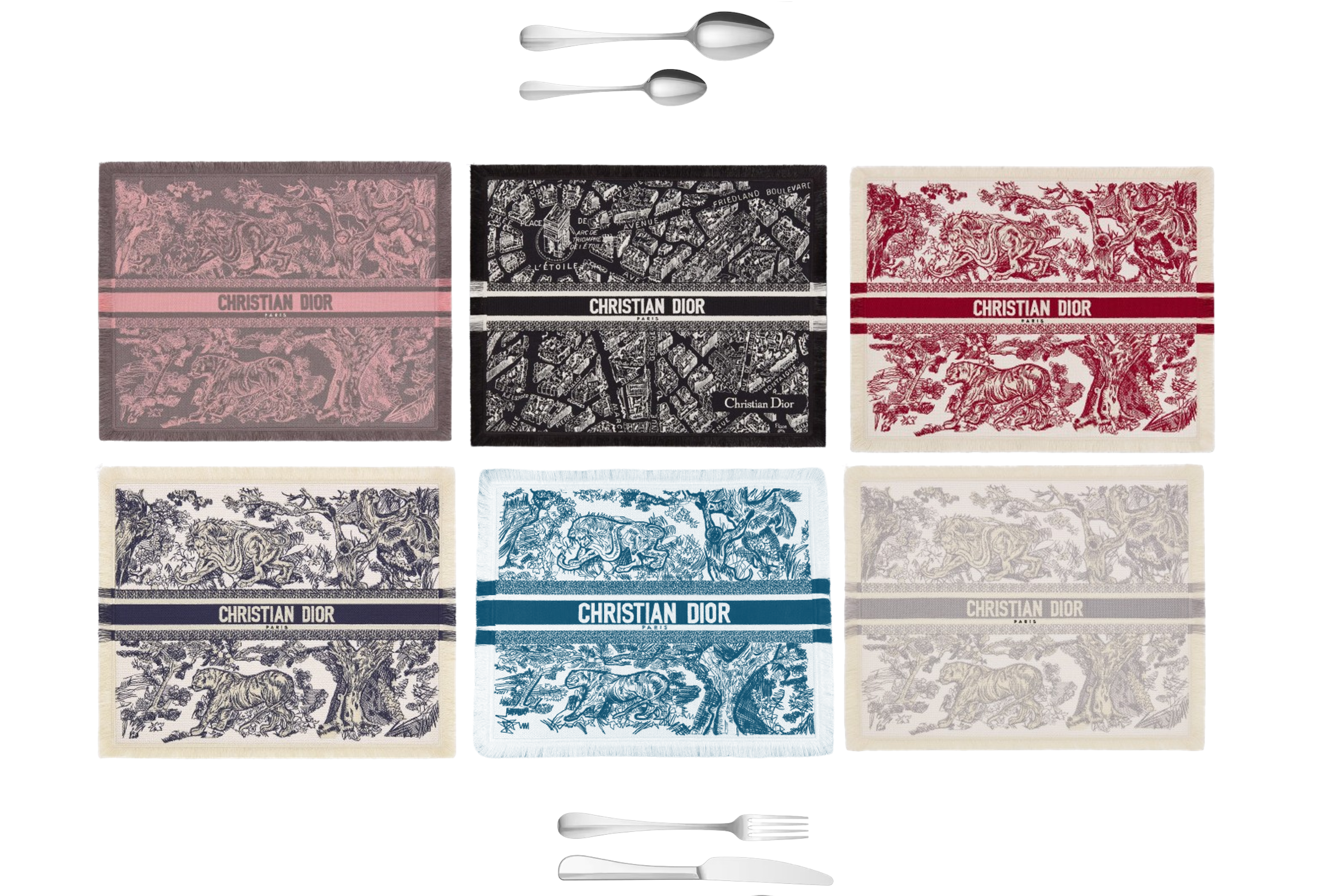 CHRISTIAN EATING PLACEMAT WITH CUTLERY SET