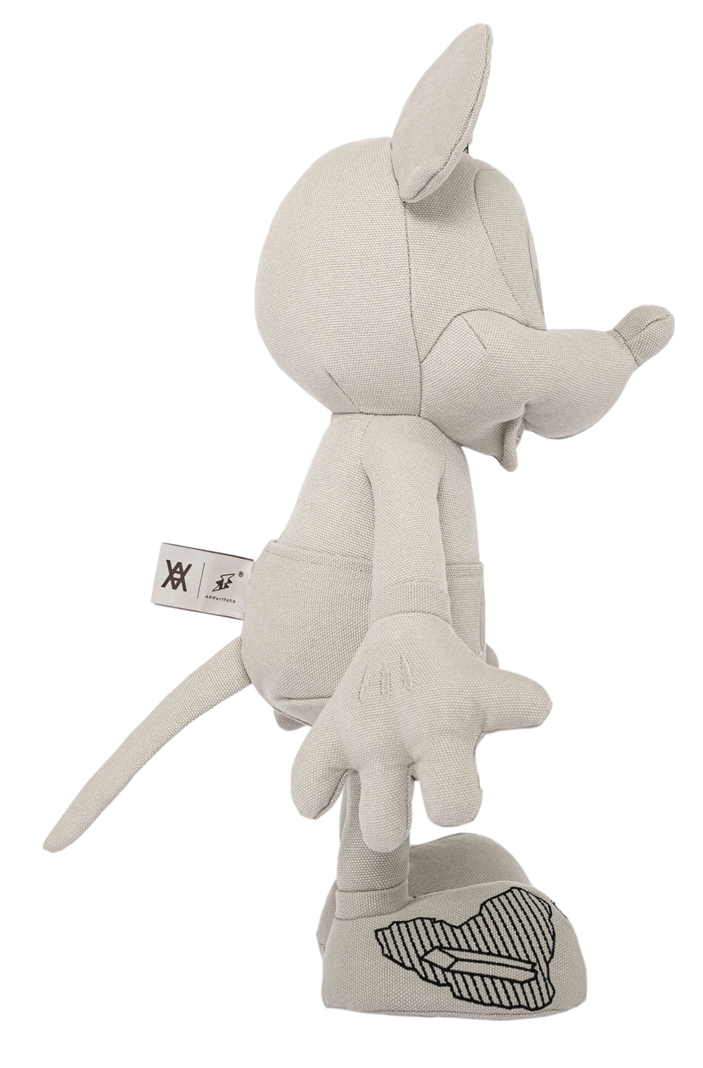 DANIEL ARSHAM X DISNEY X APPORTFOLIO MICKEY MOUSE PLUSH - THE PENTHOUSE THEORY DISNEY