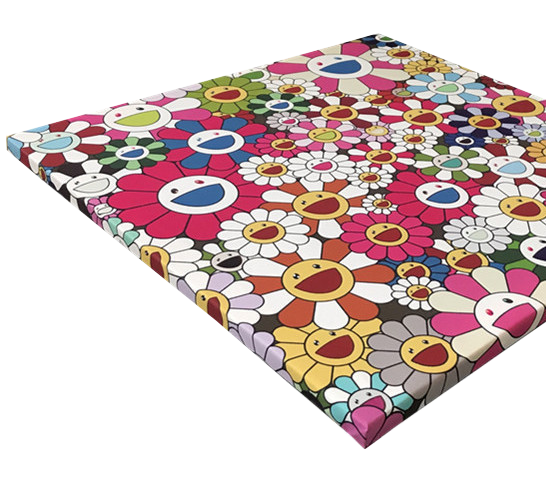 WHITE MURAKAMI CANVAS PRINT - THE PENTHOUSE THEORY MURAKAMI