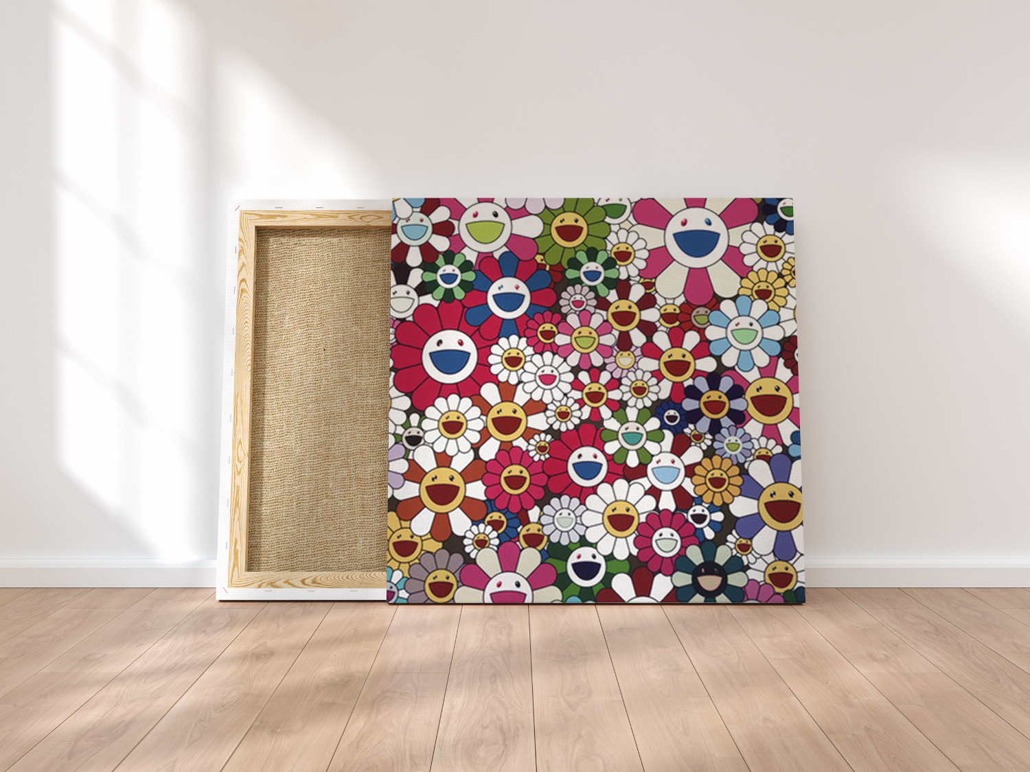 WHITE MURAKAMI CANVAS PRINT - THE PENTHOUSE THEORY MURAKAMI