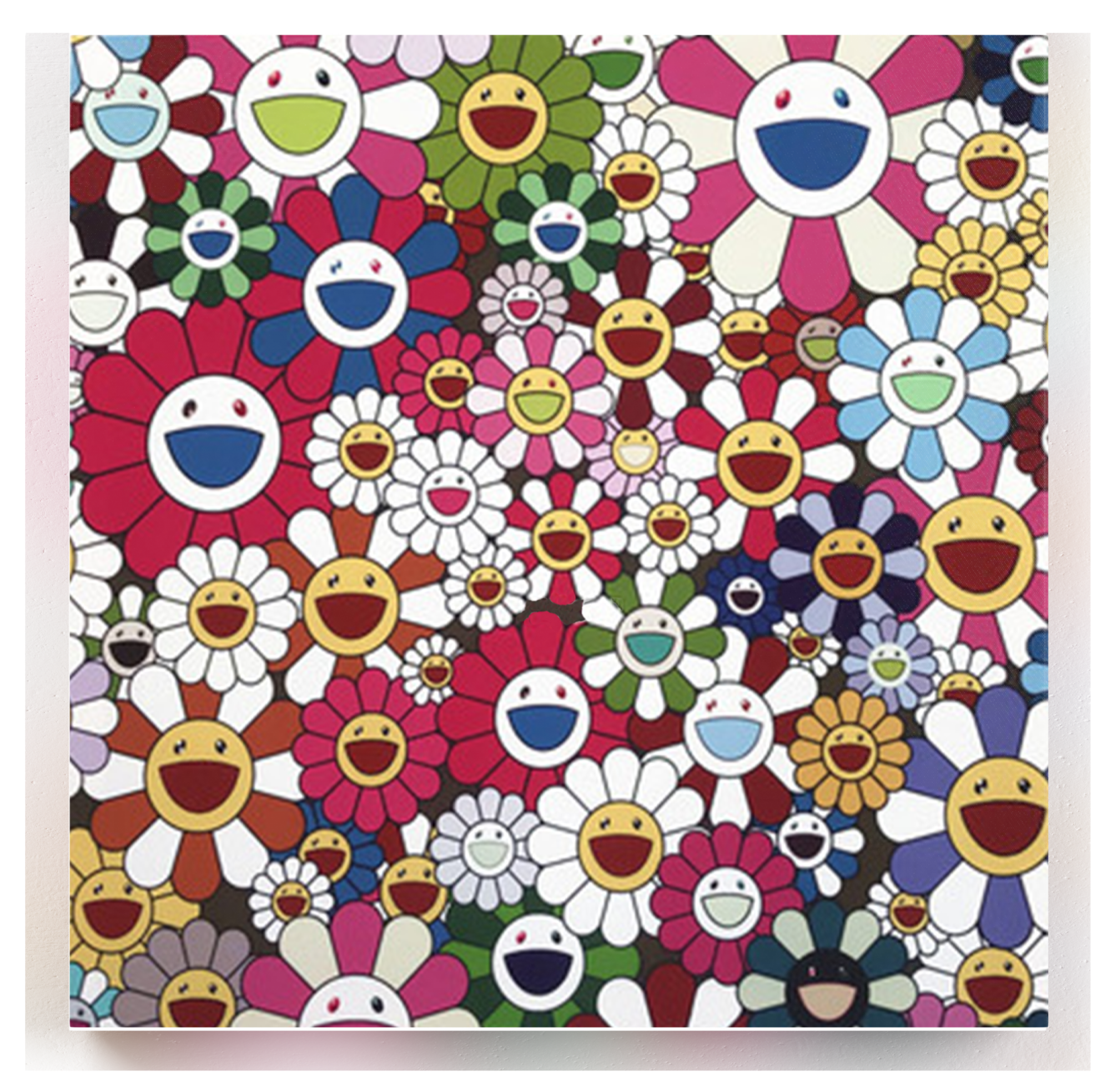 WHITE MURAKAMI CANVAS PRINT - THE PENTHOUSE THEORY MURAKAMI