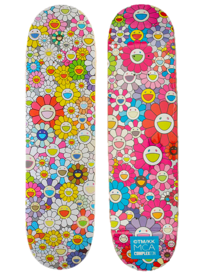 MURAKAMI FLOWER SKATEBOARD DECKS - THE PENTHOUSE THEORY MURAKAMI