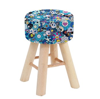 TAKASHI MURAKAMI HIGH STOOL - THE PENTHOUSE THEORY MURAKAMI