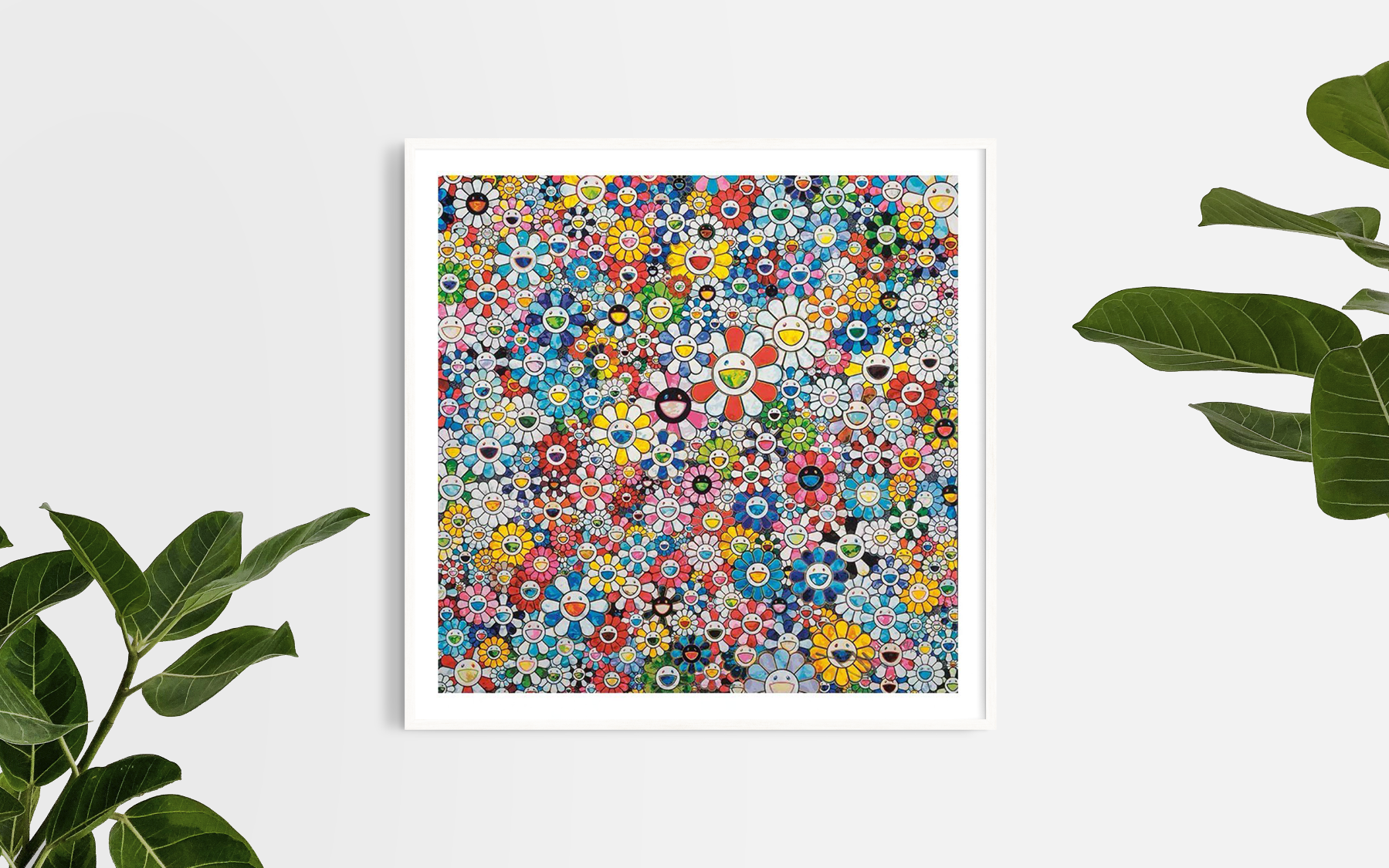 MURAKAMI FLOWER WALL FRAME - THE PENTHOUSE THEORY MURAKAMI