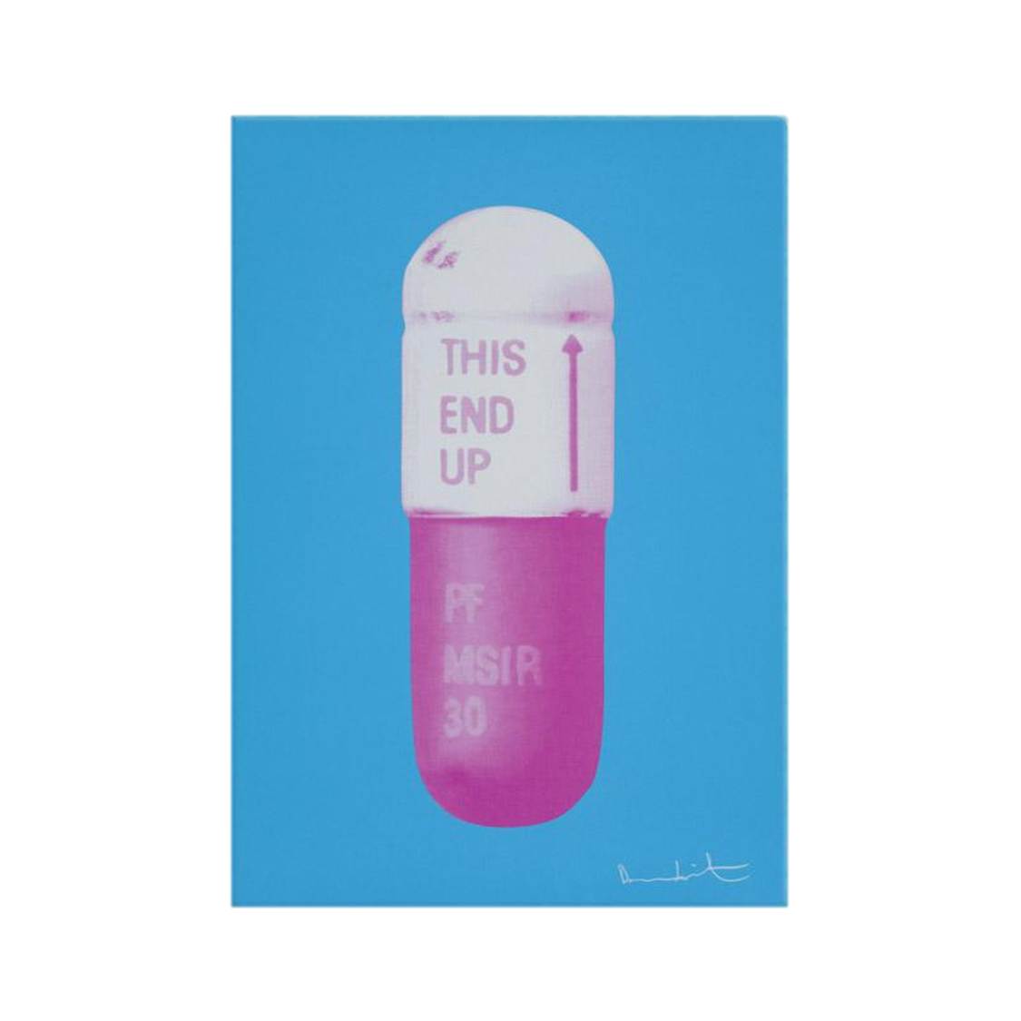 DAMIEN HIRST "THE CURE" PILLS CANVAS PRINT - THE PENTHOUSE THEORY DAMIEN HIRST