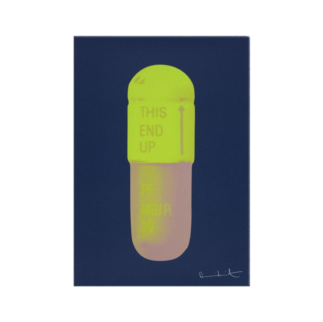 DAMIEN HIRST "THE CURE" PILLS CANVAS PRINT - THE PENTHOUSE THEORY DAMIEN HIRST