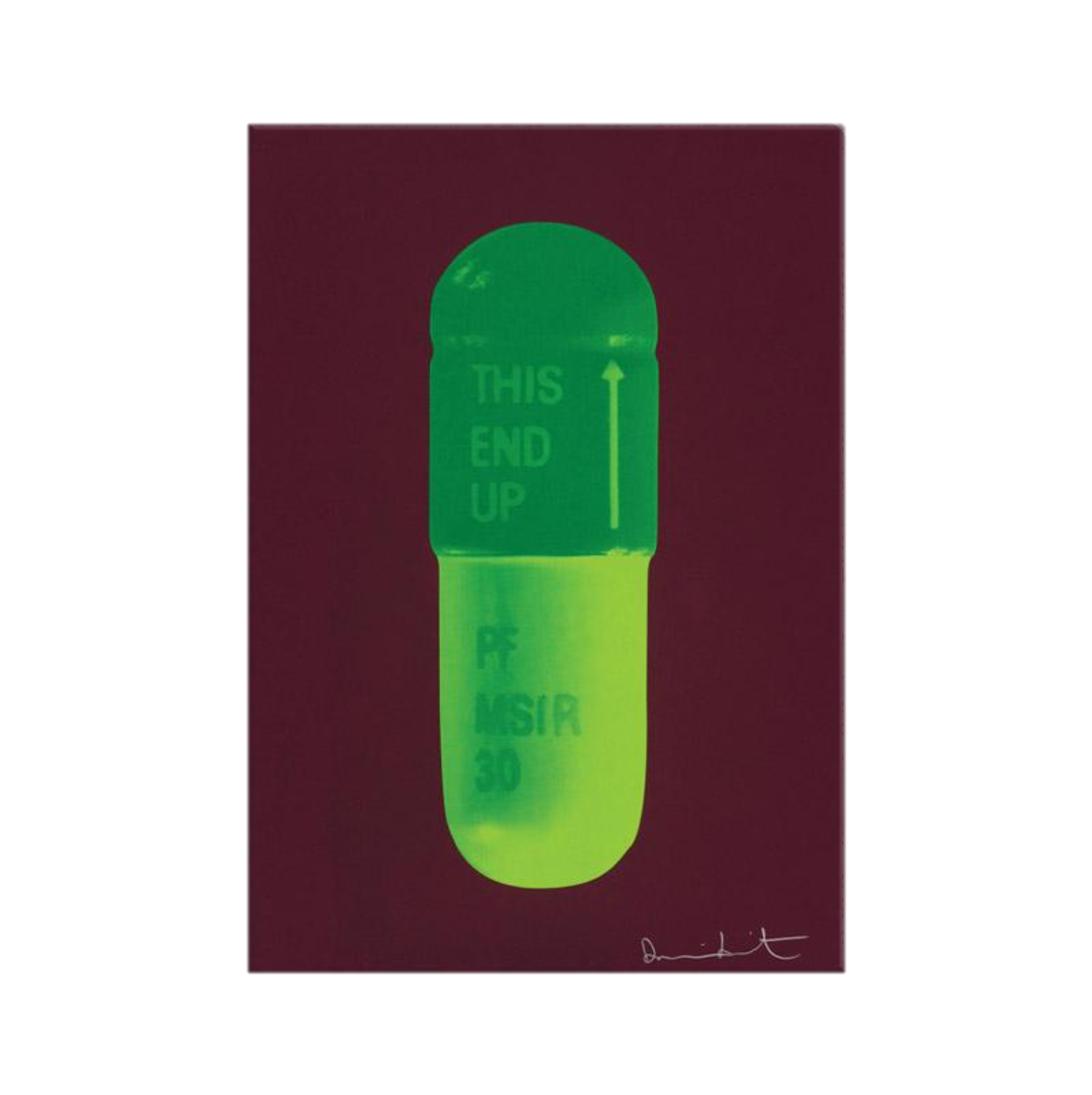 DAMIEN HIRST "THE CURE" PILLS CANVAS PRINT - THE PENTHOUSE THEORY DAMIEN HIRST