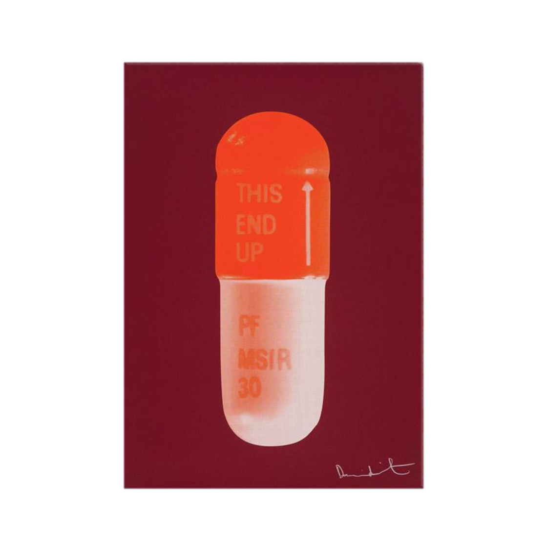 DAMIEN HIRST "THE CURE" PILLS CANVAS PRINT - THE PENTHOUSE THEORY DAMIEN HIRST