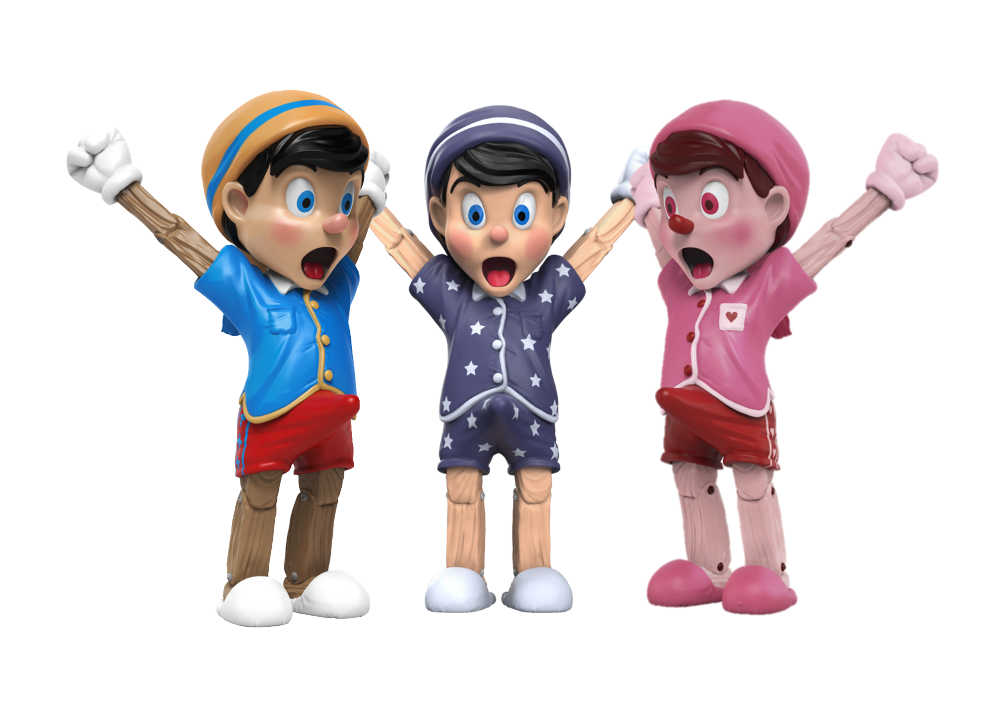 PINOCCHIO FIGURES (A WOOD AWAKENING)