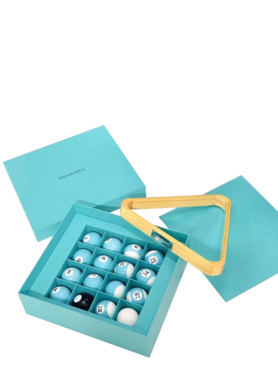 TIFFANY & CO POOL TABLE SET