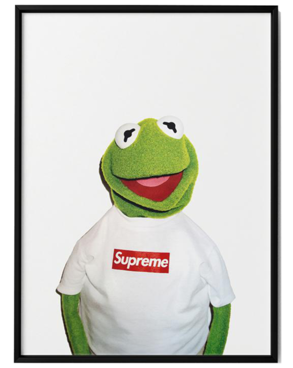 SUPREME "KERMIT THE FROG" WALL FRAME - THE PENTHOUSE THEORY SUPREME