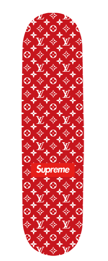 SUPREME x LV MONOGRAM SKATEBOARD DECK - THE PENTHOUSE THEORY SUPREME