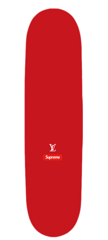 SUPREME x LV MONOGRAM SKATEBOARD DECK - THE PENTHOUSE THEORY SUPREME