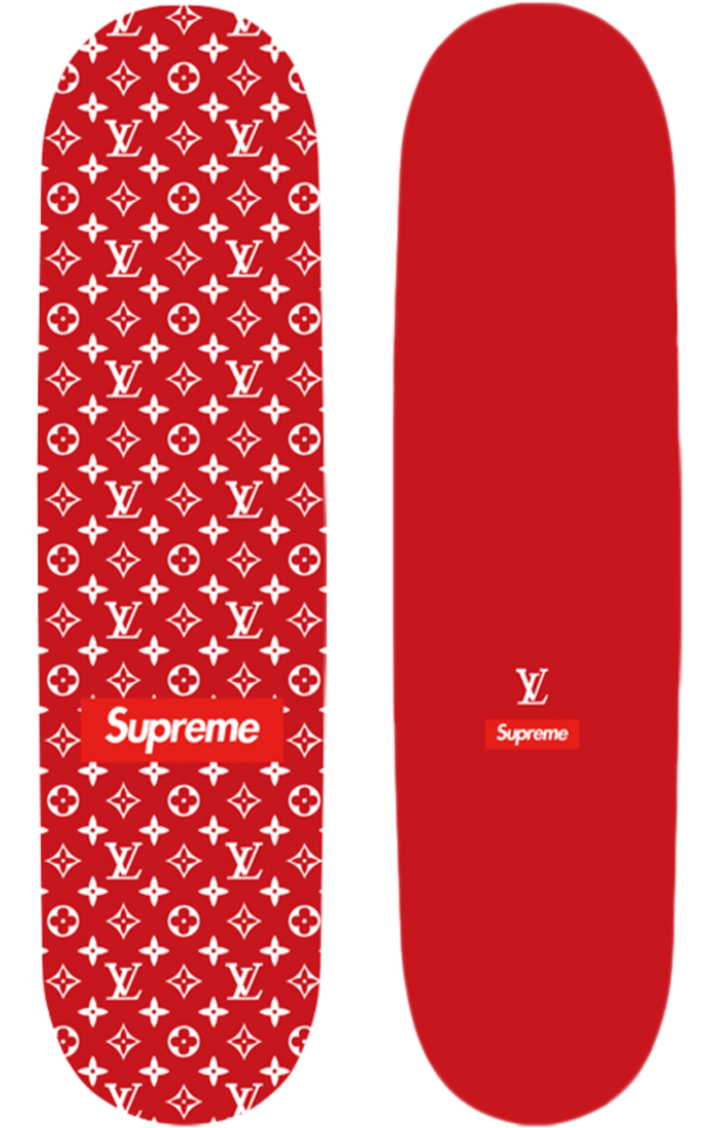 SUPREME x LV MONOGRAM SKATEBOARD DECK - THE PENTHOUSE THEORY SUPREME