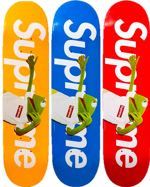 SUPREME KERMIT SKATEBOARD DECKS - THE PENTHOUSE THEORY SUPREME