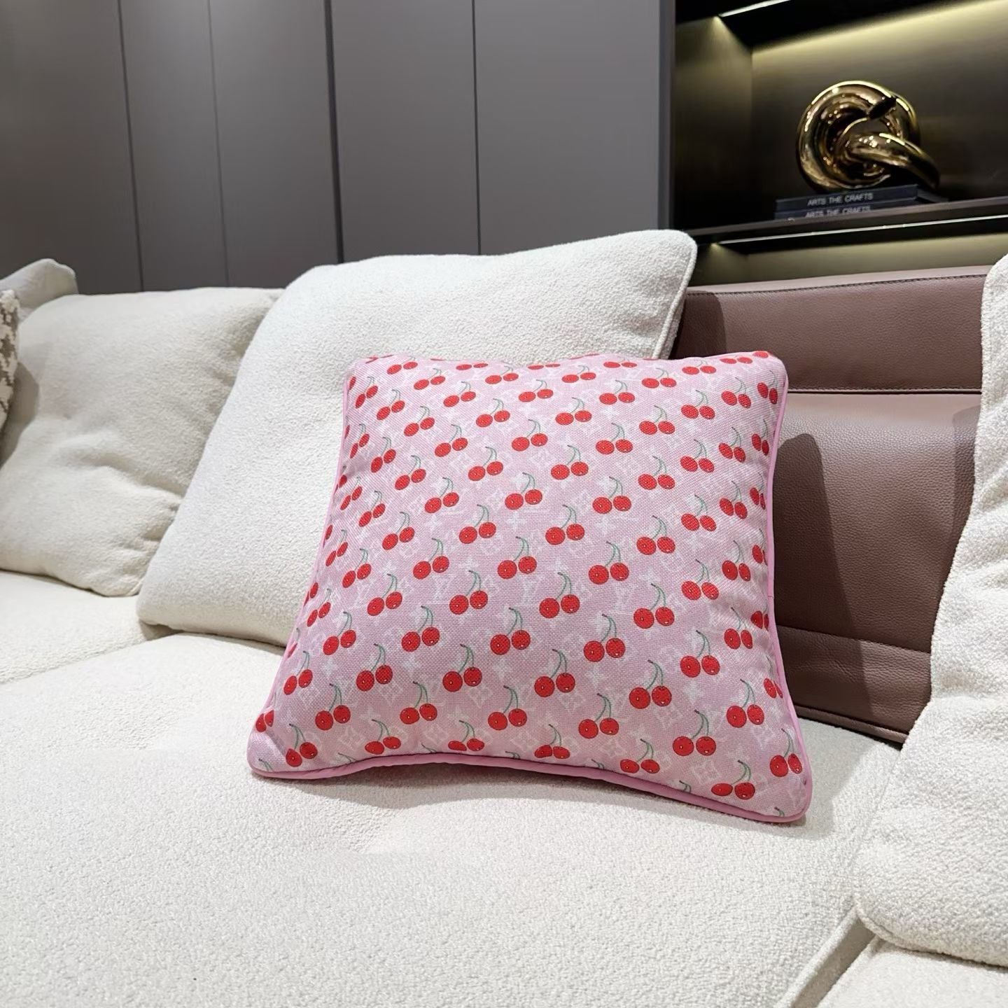 LV CHERRY PILLOW 2.0