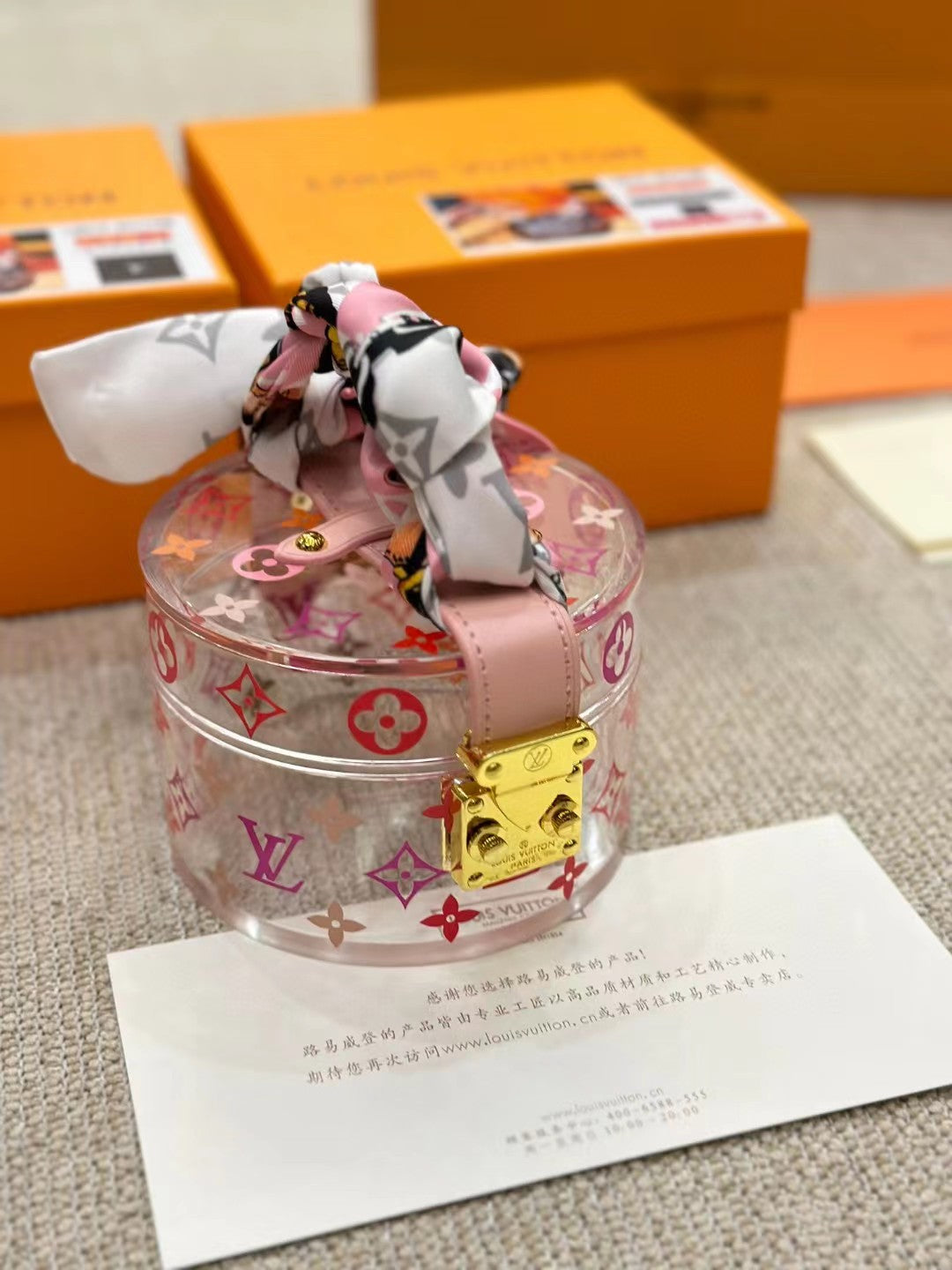 CUSTOM ROUND SCOTT BOX PINK
