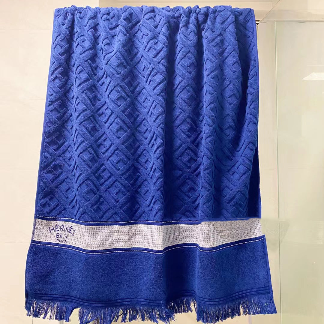 CUSTOM HERMES BEACH TOWEL