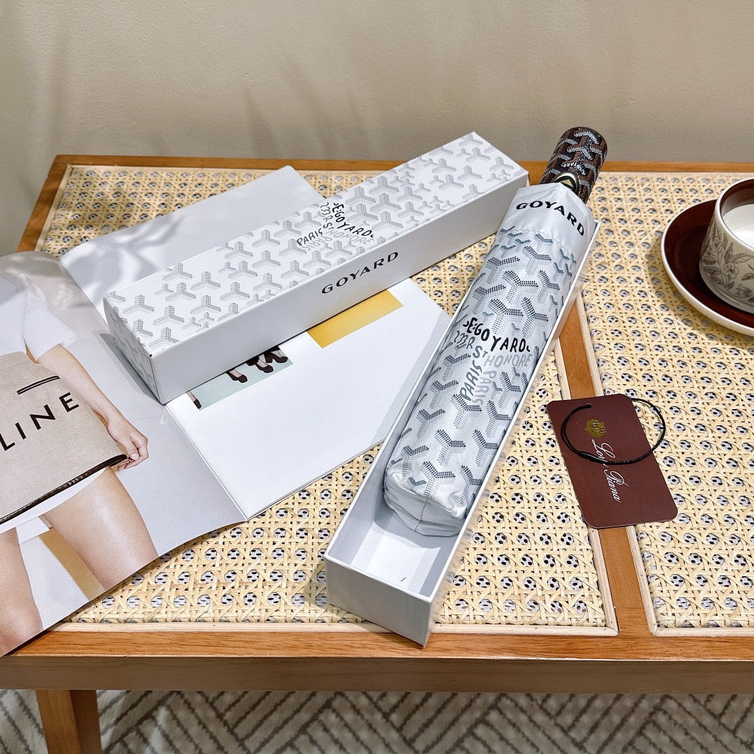 CUSTOM GOYARD RETRACTABLE UMBRELLA