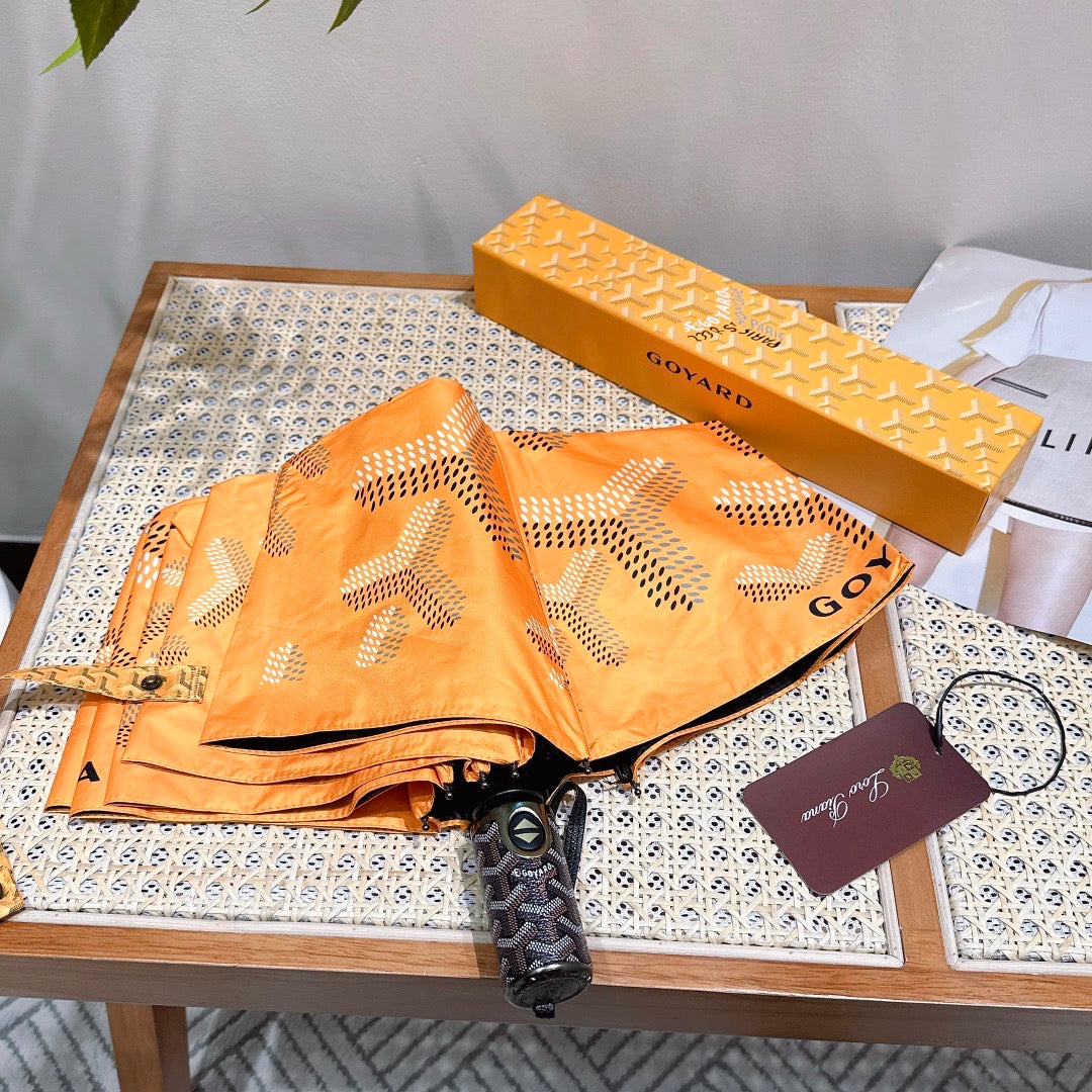 CUSTOM GOYARD RETRACTABLE UMBRELLA
