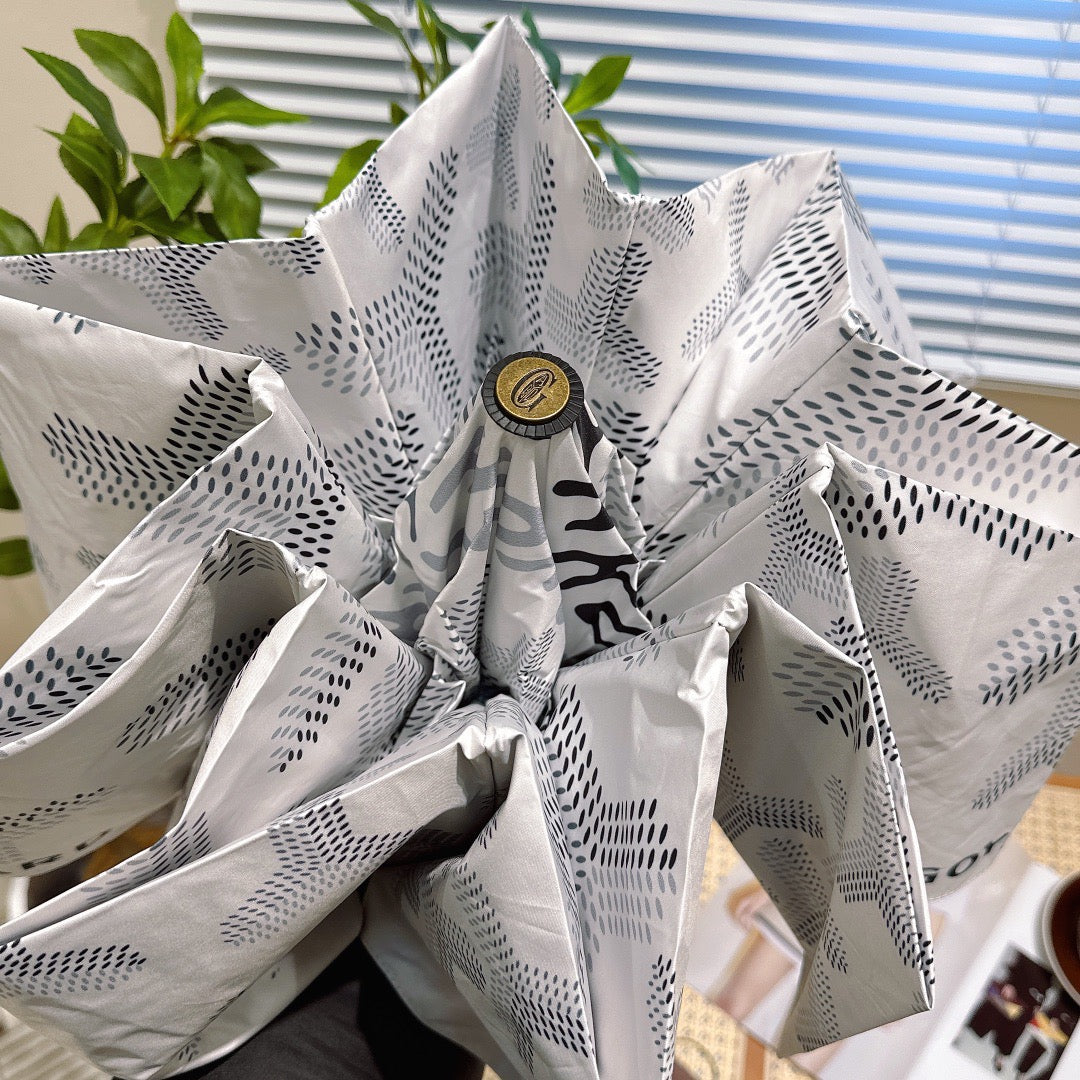 CUSTOM GOYARD RETRACTABLE UMBRELLA