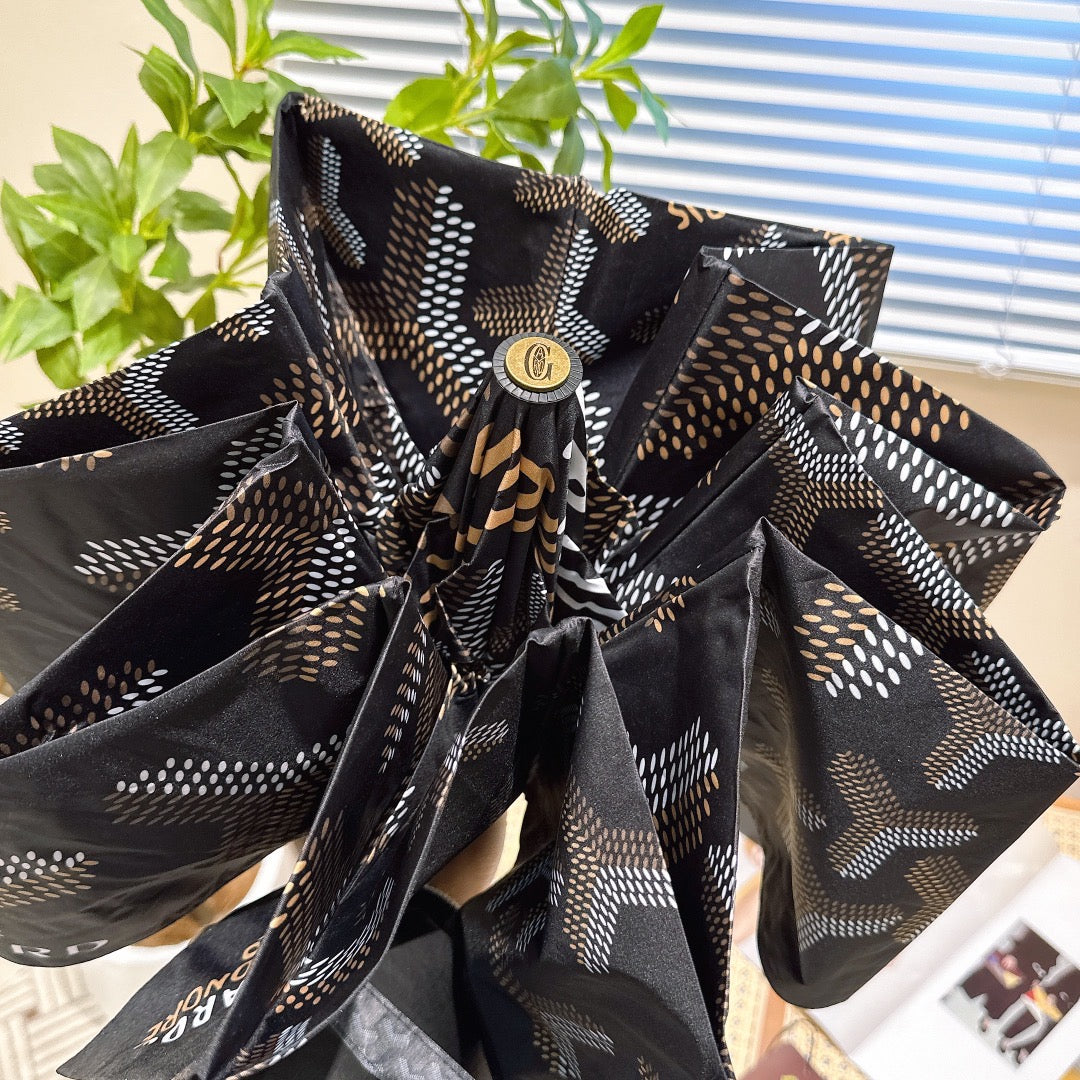 CUSTOM GOYARD RETRACTABLE UMBRELLA