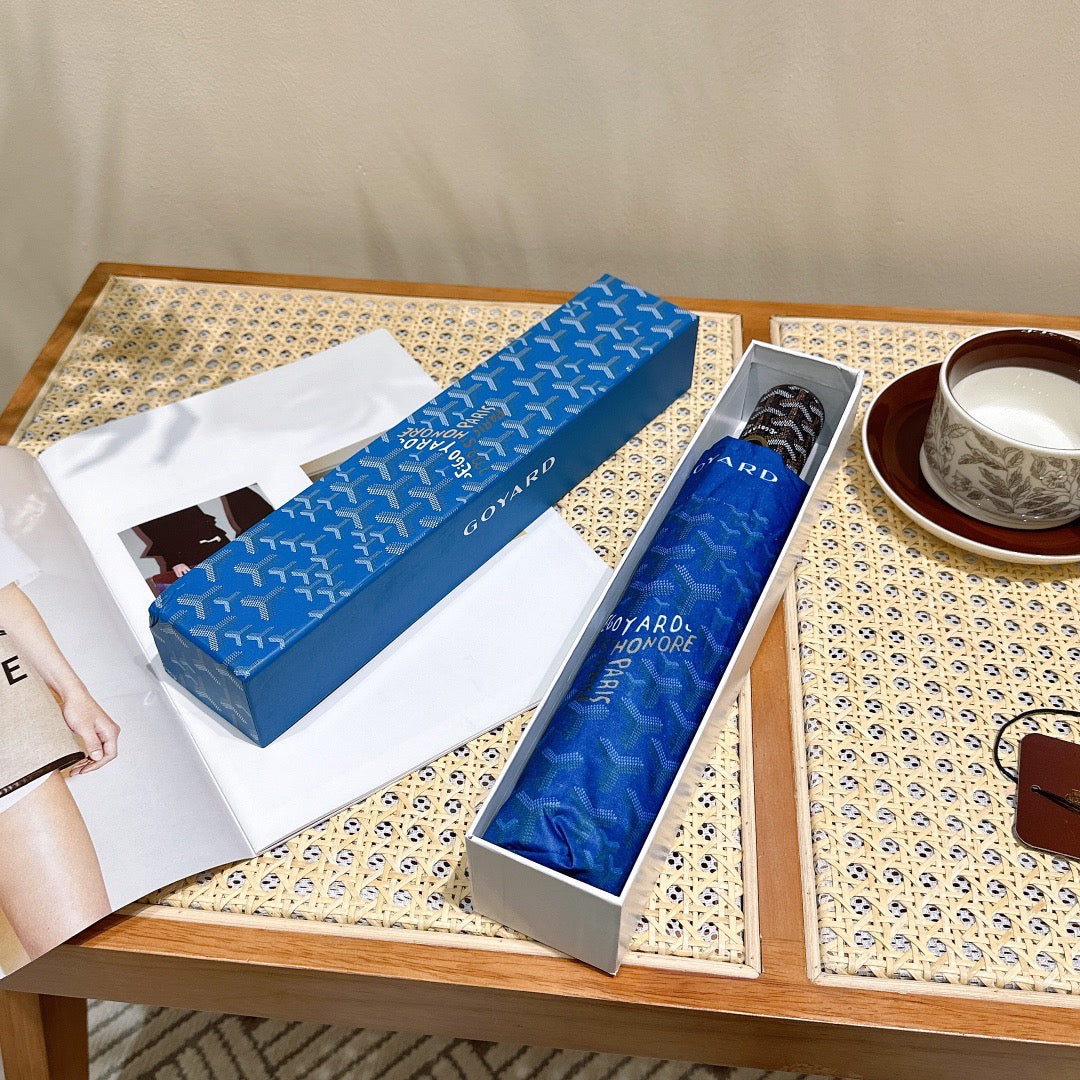 CUSTOM GOYARD RETRACTABLE UMBRELLA