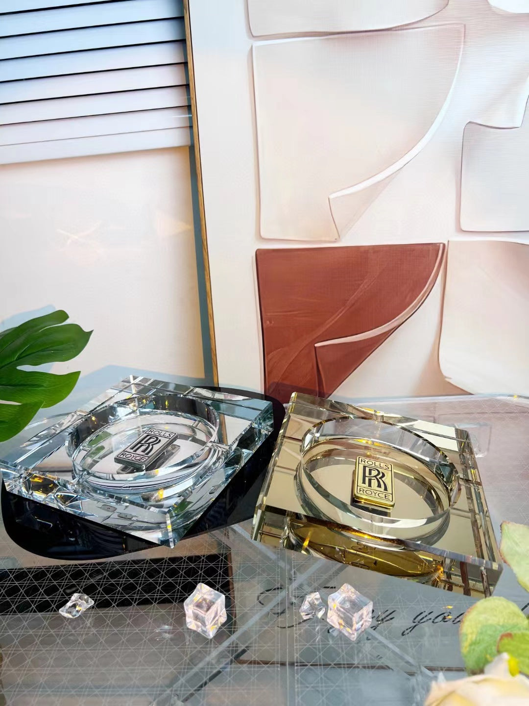 ROLLS ROYCE SQUARE ASHTRAY