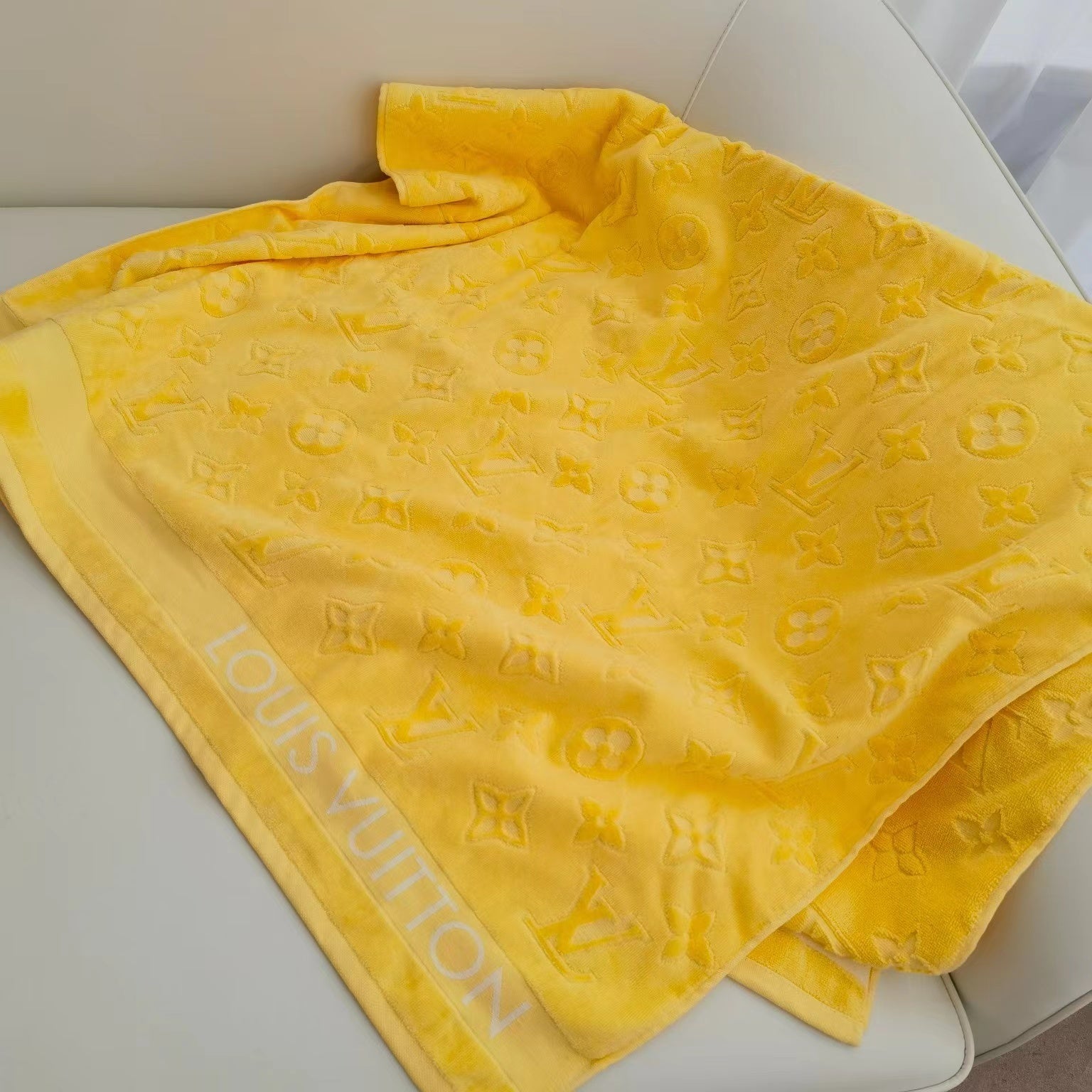 CUSTOM LV BEACH TOWEL