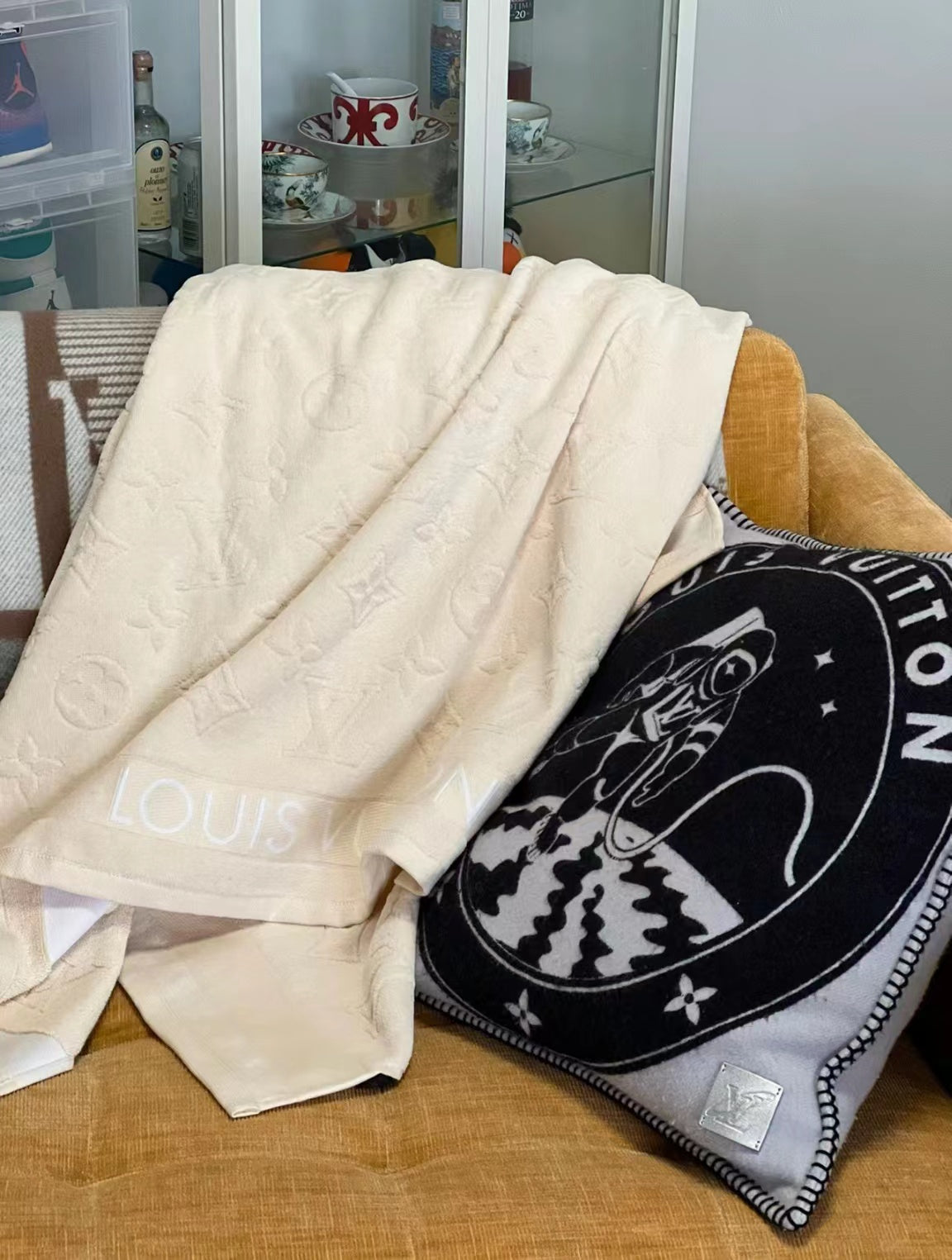 CUSTOM LV BEACH TOWEL