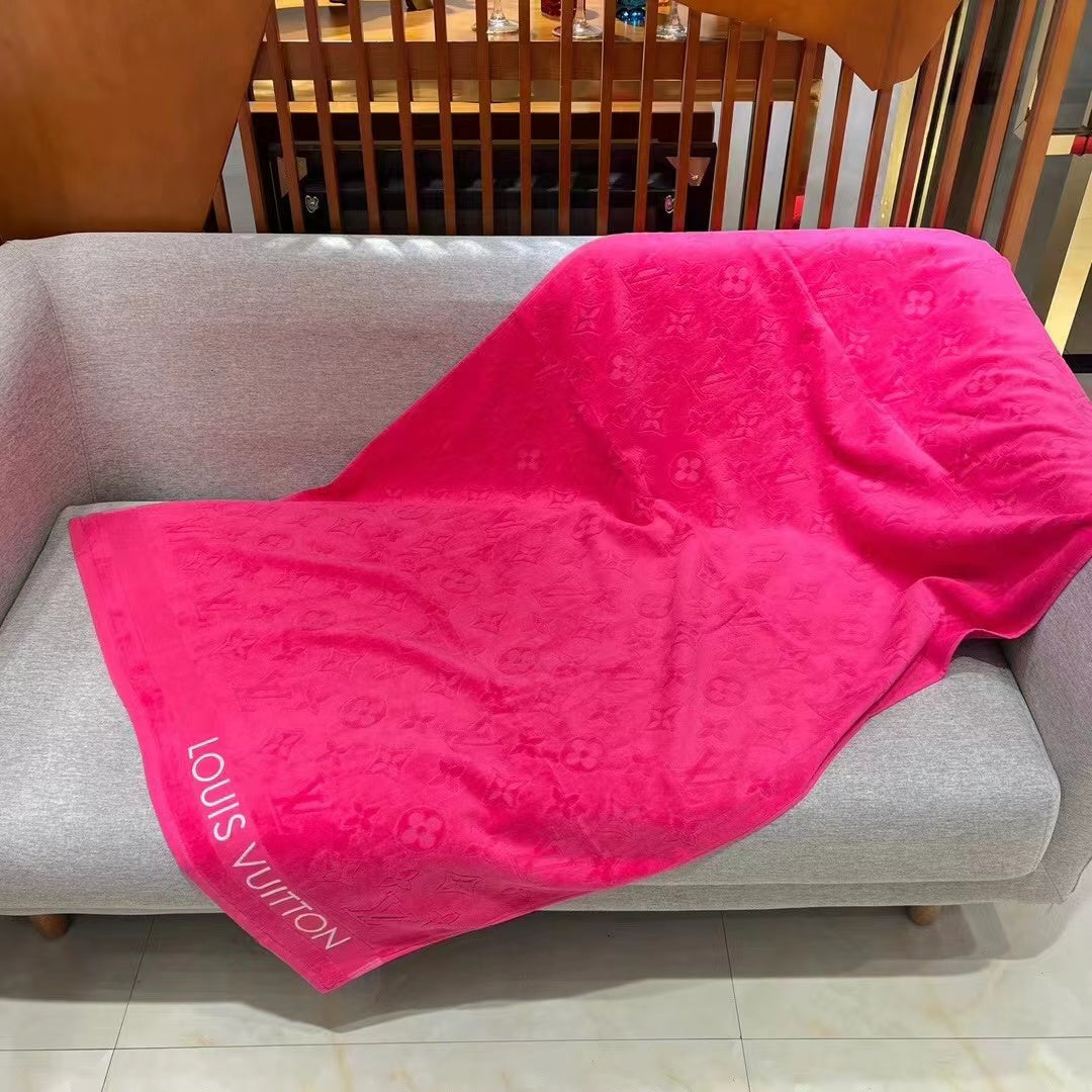 CUSTOM LV BEACH TOWEL