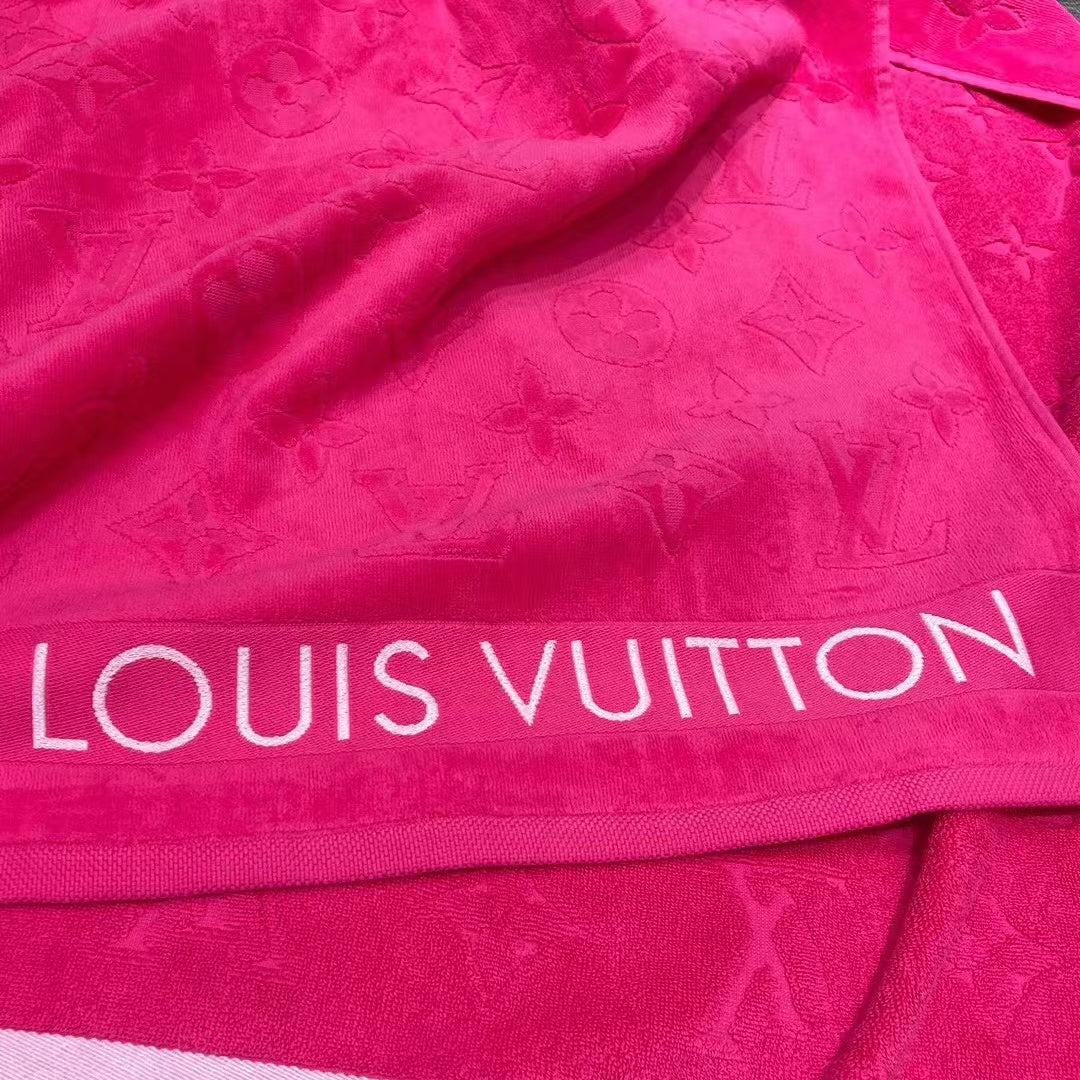 CUSTOM LV BEACH TOWEL
