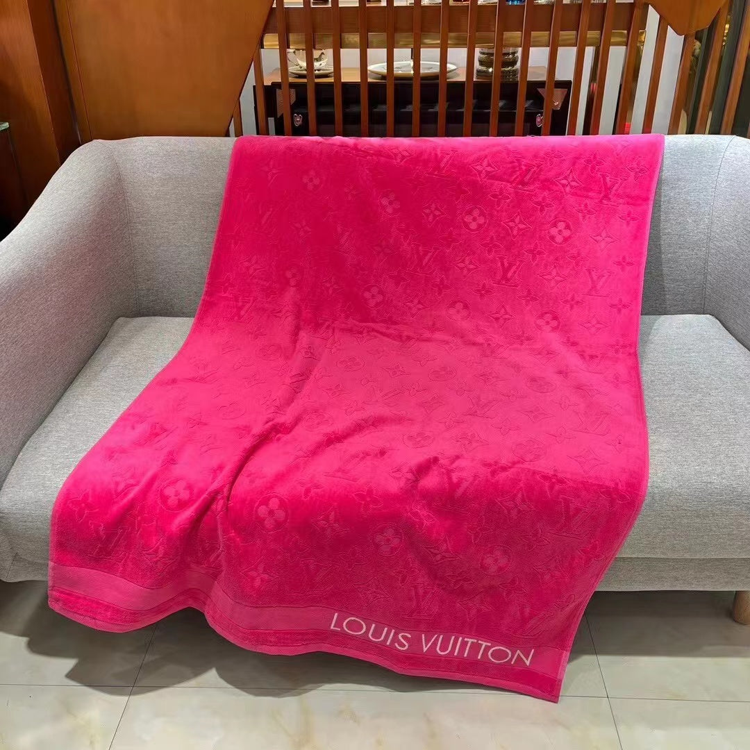 CUSTOM LV BEACH TOWEL