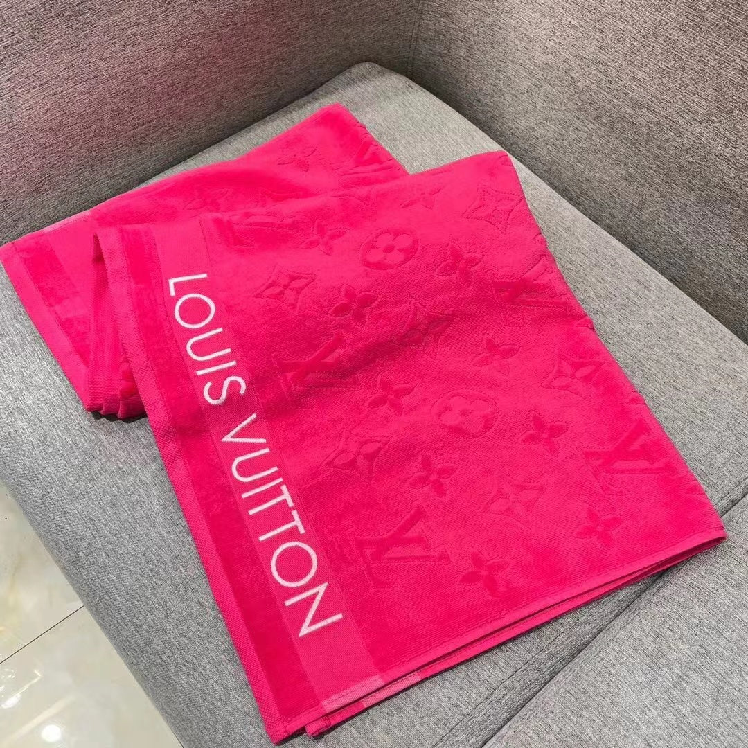 CUSTOM LV BEACH TOWEL