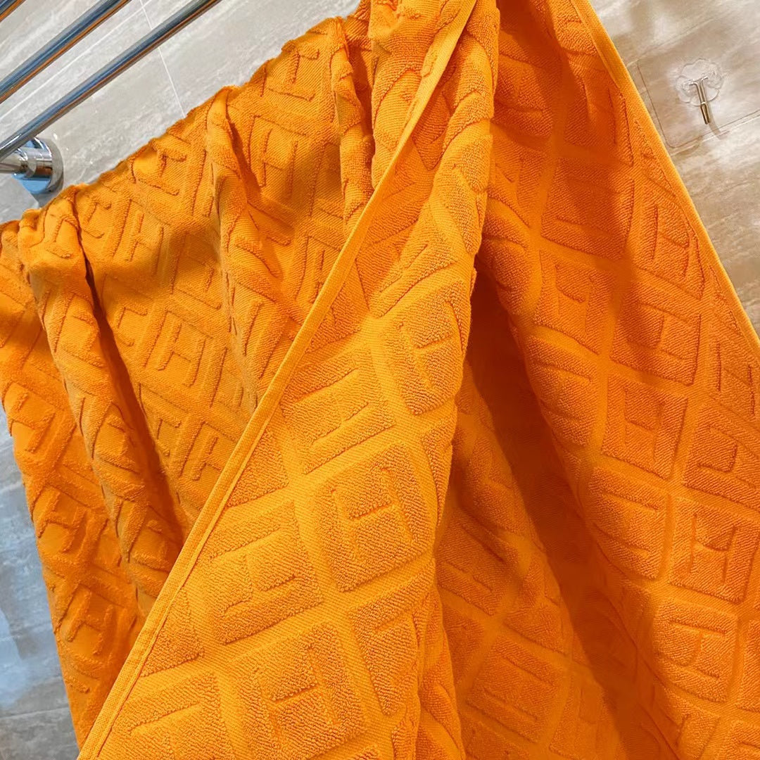 CUSTOM HERMES BEACH TOWEL