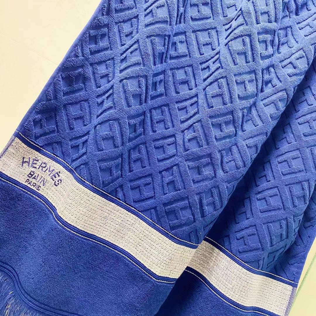 CUSTOM HERMES BEACH TOWEL